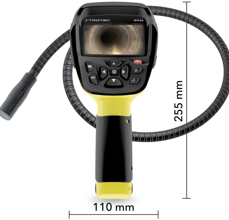 TROTEC BO 26 Mini-Videoskop Optische Inspektion Endoskop BO26