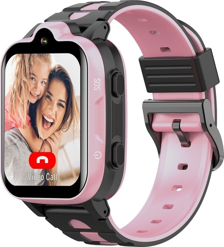 SW1 Kids Watch Black-Rosa Smartwatch -NEU&OVP