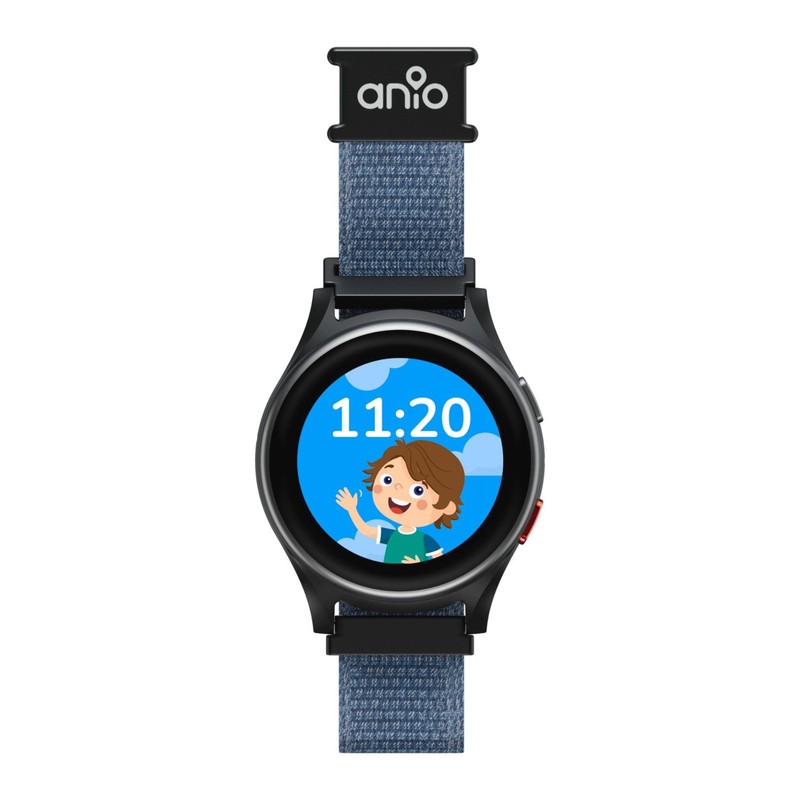 Anio Kidswatch 6 blau, DSGVO-konform, 4G, Kinder-Smartwatch, IP68, GPS, NEU OVP