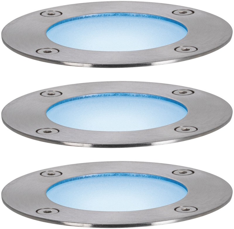 Paulmann Outdoor Plug & Shine Boden EBL Starterset, 3er-Pack, 3,6 W = 30 W