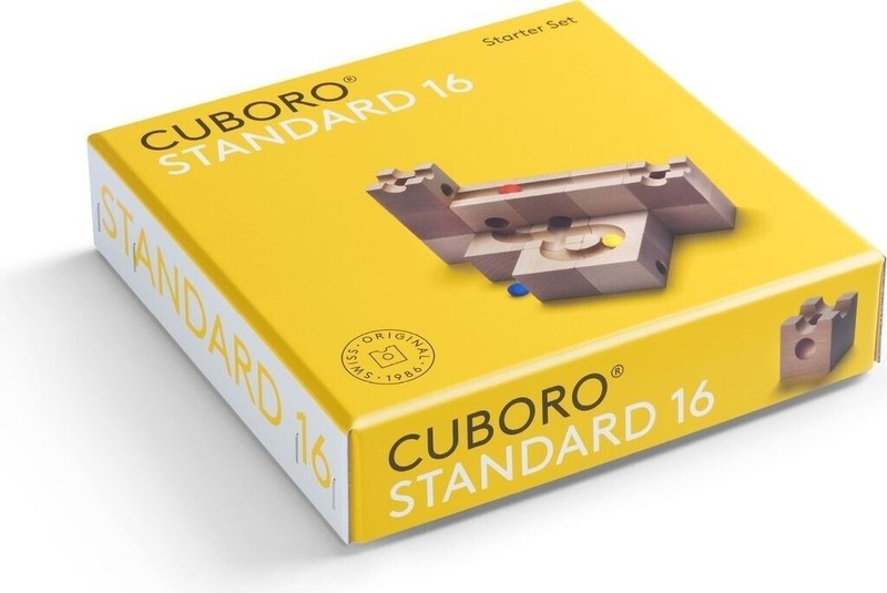 Cuboro Standard 16 - Grundkasten Kugelbahn Murmelbahn - kleines Starterset 202